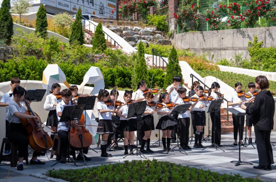 회복탄력성(resilience) 도시 증평, 장동리 디딤숲 음악회 열려